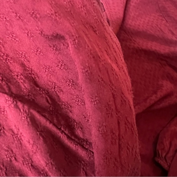 💚Loft rust peplum top - Picture 3 of 5